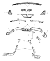 Diagram for 2010 Dodge Avenger Air Duct - 5058548AA