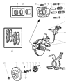 Diagram for 2000 Dodge Grand Caravan Brake Disc - 4721820AE