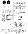 Diagram for Chrysler Sebring Car Key - 5175815AA