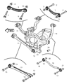 Diagram for Dodge Charger Axle Pivot Bushing - 5180587AB