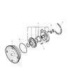 Diagram for Chrysler Sebring Oil Pump Gasket - MD752800