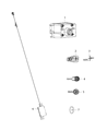 Diagram for 2012 Ram 1500 Car Key - 56046638AC