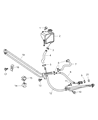 Diagram for Dodge Sprinter 3500 Power Steering Hose - 68006677AA