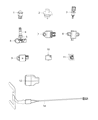 Diagram for Chrysler TPMS Sensor - 68406537AA