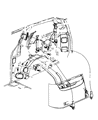 Diagram for 1998 Dodge Grand Caravan Seat Belt - GK36LAZ