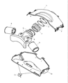Diagram for Dodge Viper Air Intake Coupling - 5037342AB