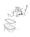 Diagram for 2006 Jeep Wrangler Oil Filter Housing - 53010507AA