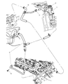 Diagram for 2005 Chrysler 300 Coolant Reservoir - 4596466AD