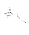 Diagram for 2018 Jeep Compass Coolant Reservoir - 68289857AA