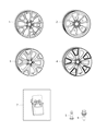 Diagram for 2014 Jeep Cherokee Spare Wheel - 5NA92S4AAA