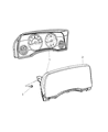 Diagram for Jeep Patriot Instrument Cluster - 68080407AF