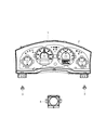 Diagram for Ram C/V Speedometer - 68241687AA