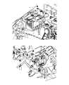 Diagram for Chrysler Aspen Battery Cable - 4801764AC