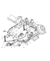 Diagram for 2007 Dodge Dakota Sway Bar Bushing - 52013546AB