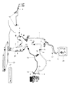 Diagram for 2014 Ram 1500 A/C Hose - 68143796AB
