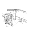 Diagram for Dodge Ram 1500 Cooling Fan Assembly - 5080646AA