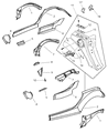 Diagram for Chrysler Prowler Fuel Door - 4865237AA