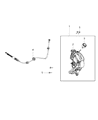 Diagram for Dodge Grand Caravan Automatic Transmission Shifter - 1RV41DX9AJ