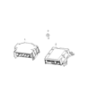 Diagram for Chrysler Air Bag Control Module - 68233535AD