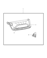 Diagram for 2009 Dodge Caliber Spoiler - 82209601AD