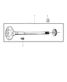 Diagram for 1994 Jeep Grand Cherokee Axle Shaft - 4762195