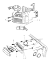 Diagram for 2006 Jeep Liberty Engine Control Module - 56044776BB