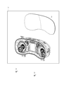 Diagram for Ram 2500 Instrument Cluster - 68259702AA