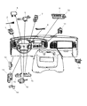 Diagram for 2001 Dodge Ram Van Dimmer Switch - 56049111AA