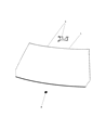 Diagram for Mopar Windshield - 68275584AD