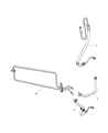 Diagram for Dodge Dakota Power Steering Hose - 52013464AF