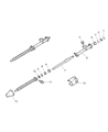 Diagram for Chrysler Crossfire Steering Shaft - 5101703AA