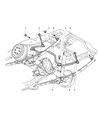 Diagram for Dodge Durango Sway Bar Bushing - 52106279AA