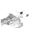 Diagram for 2005 Chrysler Sebring Engine Control Module - 4606912AC