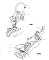 Diagram for Mopar Power Steering Hose - 52038434AB