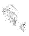 Diagram for 2001 Jeep Cherokee HVAC Pressure Switch - 5015872AA