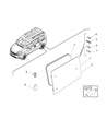 Diagram for Ram ProMaster City Door Seal - 68228894AA