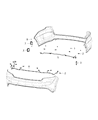 Diagram for Jeep Grand Cherokee Parking Assist Distance Sensor - 5NL22TZZAA