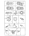 Diagram for 1997 Chrysler LHS Dimmer Switch - 4760437AB