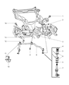 Diagram for 2001 Dodge Ram 2500 Sway Bar Link - V2106057AA