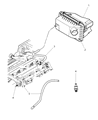 Diagram for Jeep Compass Air Intake Coupling - 4884578AE