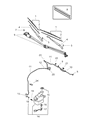 Diagram for Chrysler Sebring Windshield Washer Nozzle - MR322201