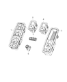 Diagram for Dodge Charger Power Window Switch - 68214156AA