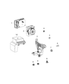 Diagram for 2018 Jeep Compass ABS Control Module - 68357599AA