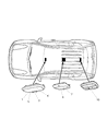 Diagram for 2010 Dodge Caliber Dome Light - 1CJ11HDAAB