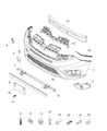 Diagram for 2022 Ram ProMaster City Bumper - 5YH25LXHAA