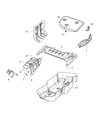 Diagram for 2023 Ram ProMaster 2500 Exhaust Heat Shield - 68270318AA