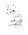 Diagram for 2008 Chrysler Town & Country Seat Cover - 1HV061D5AA