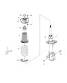 Diagram for 2021 Jeep Compass Coil Springs - 68290281AC