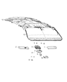 Diagram for Chrysler Pacifica Sun Visor - 6EL09PD2AD