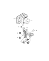 Diagram for Jeep Renegade ABS Control Module - 68285047AA